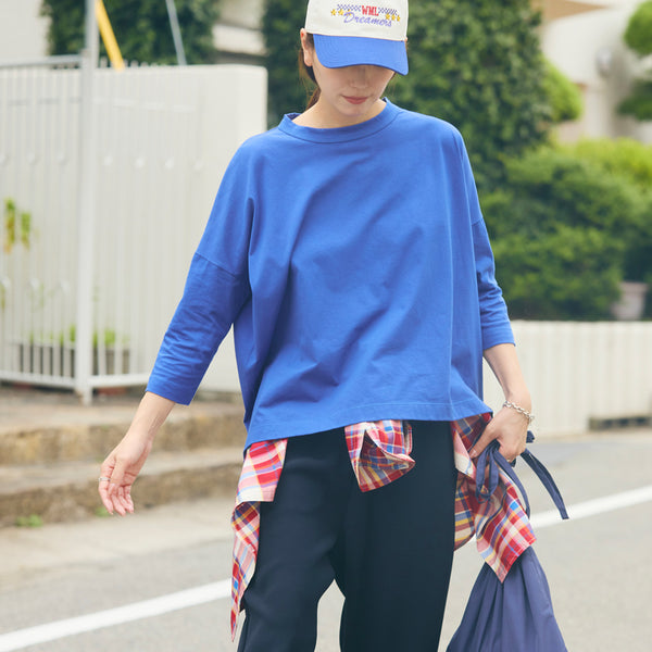 NOWU　PlaX™8分袖Tシャツ【日本製】