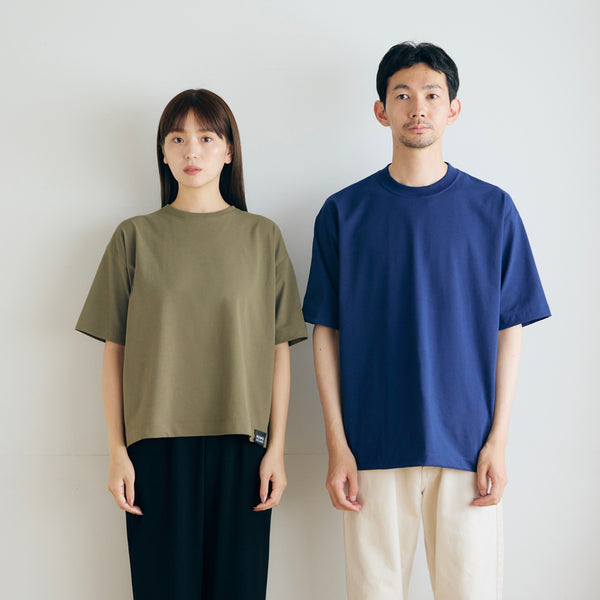 NOWU 天竺5分袖Tシャツ