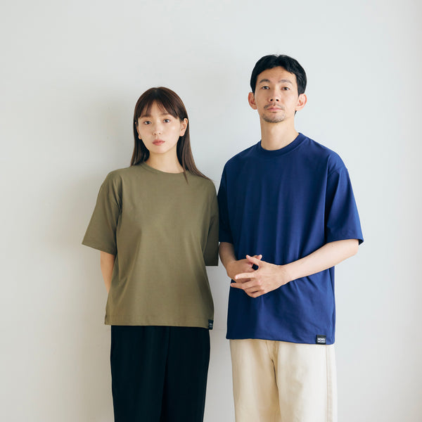 NOWU 天竺5分袖Tシャツ