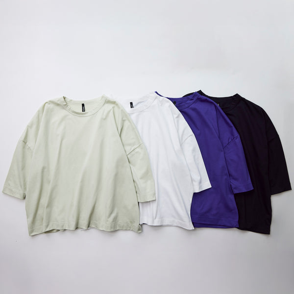 NOWU　PlaX™8分袖Tシャツ【日本製】