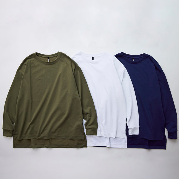 NOWU 天竺長袖Tシャツ