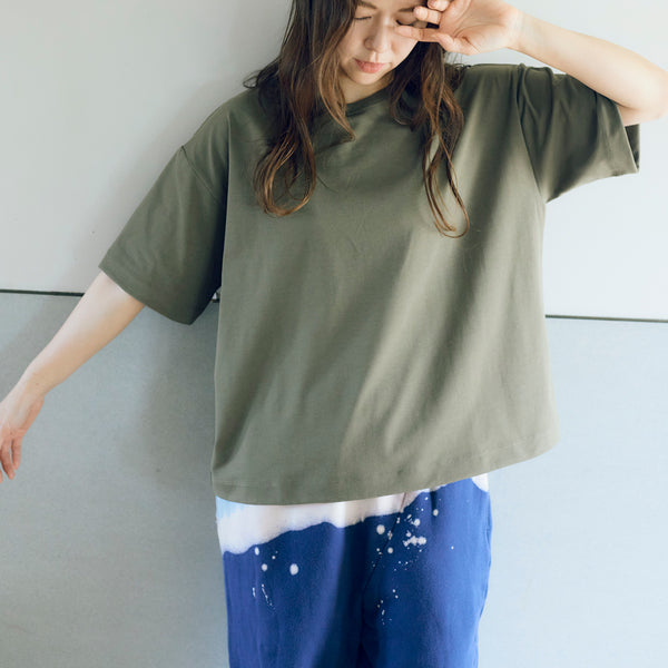 NOWU 天竺5分袖Tシャツ